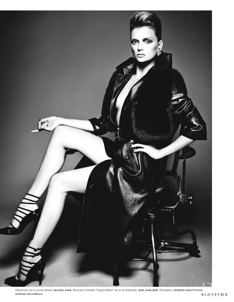 Lily Donaldson featured in Smoking, September 2012