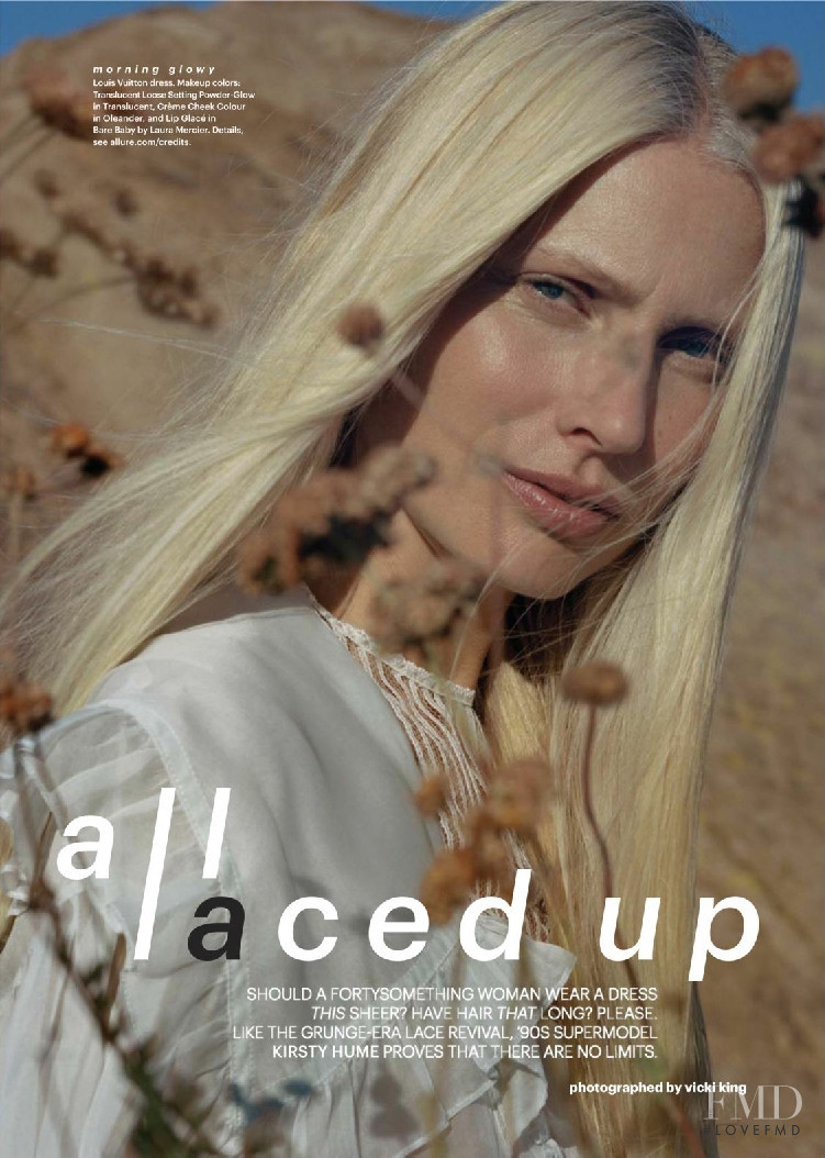 Kirsty Hume featured in All Aced Up, November 2018