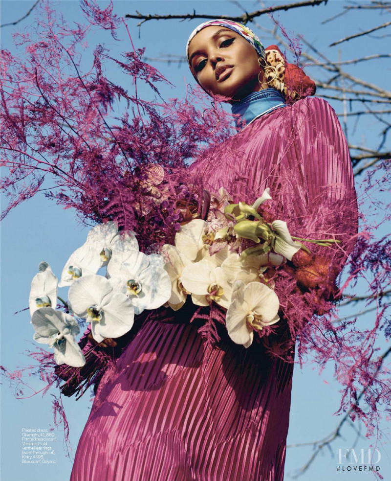 Halima Aden featured in Change Agent, December 2018