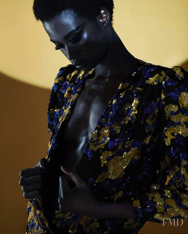 Fatou Jobe featured in Under the Influence of Yves Saint Laurent, September 2018