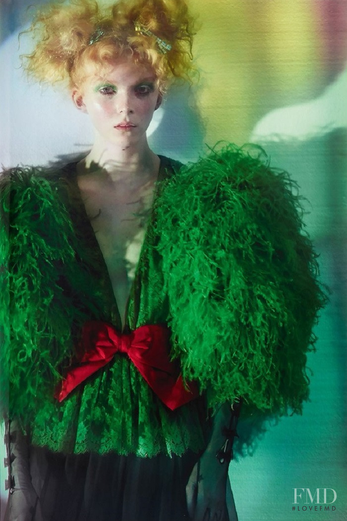 Lily Nova featured in Under the Influence of Yves Saint Laurent, September 2018