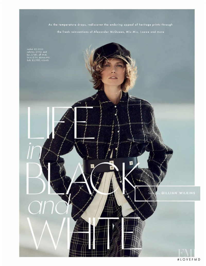 Cato van Ee featured in Life in Black and White, October 2018