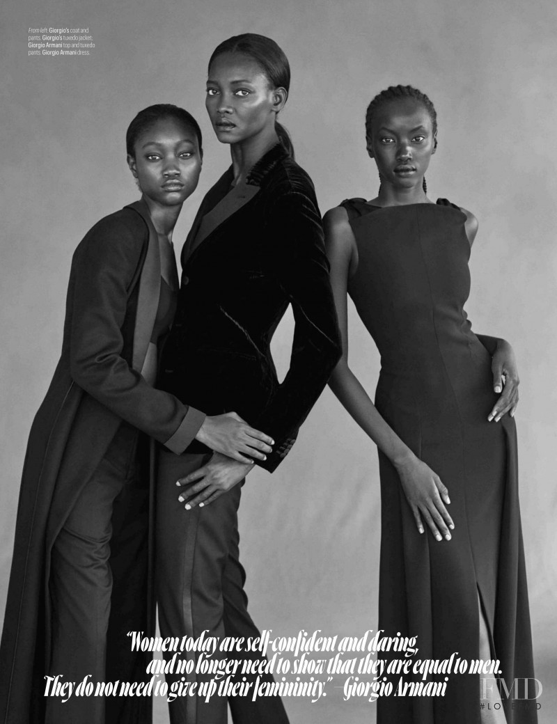 Oluchi Onweagba featured in Giorgio, October 2018