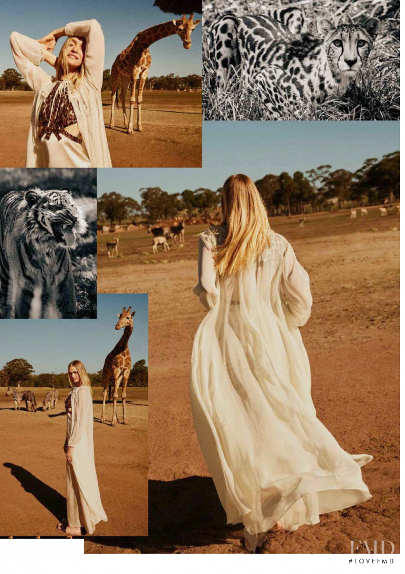 Gemma Ward featured in Zoofari, December 2018