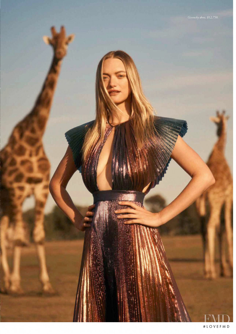 Gemma Ward featured in Zoofari, December 2018