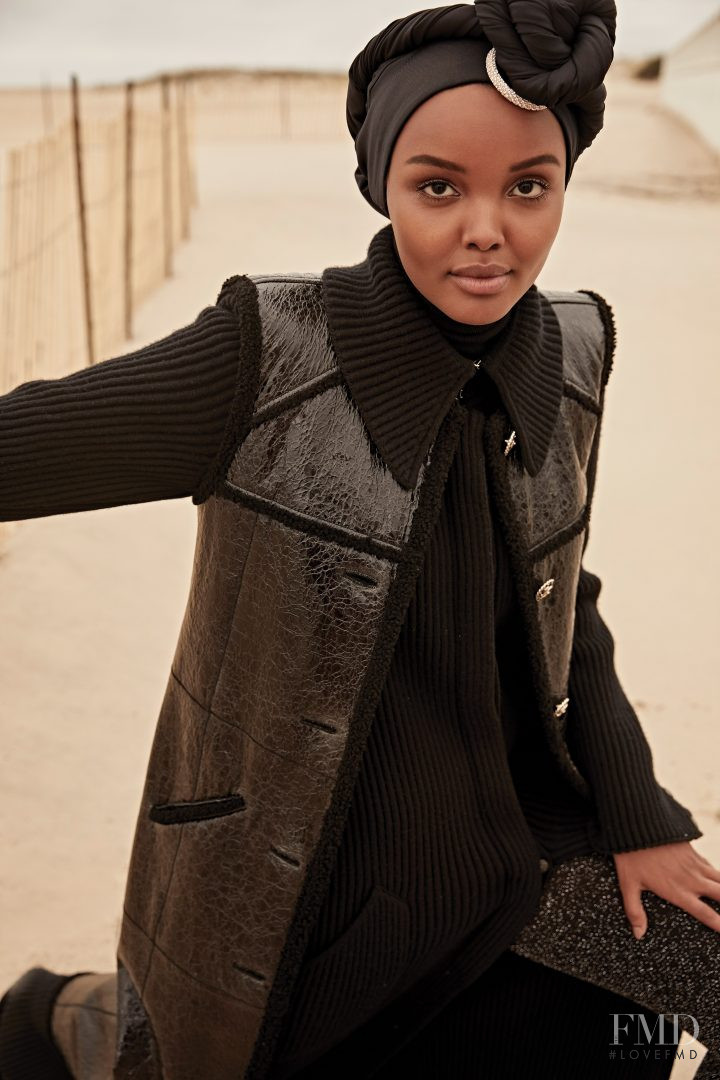 Halima Aden featured in Desert, November 2018