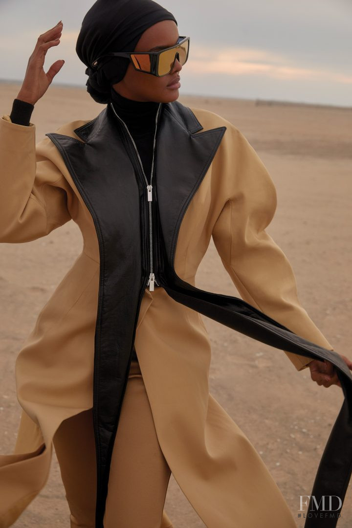 Halima Aden featured in Desert, November 2018