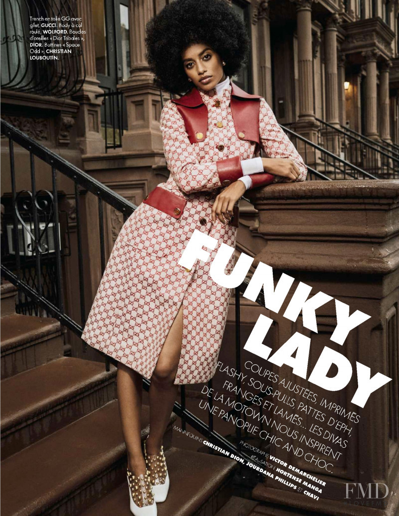 Jourdana Phillips featured in Funky Lady, November 2018