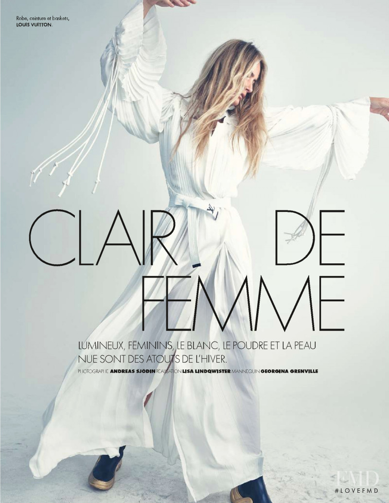 Georgina Grenville featured in Clair De Femme, November 2018