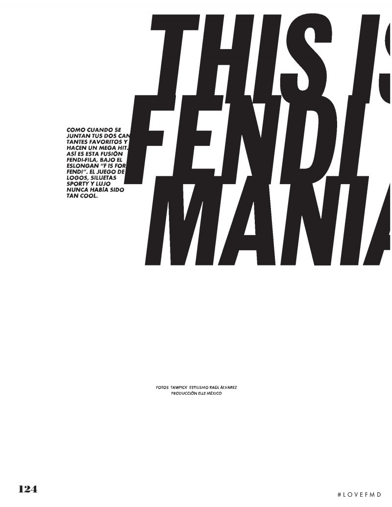 This Is Fendi Mania, November 2018