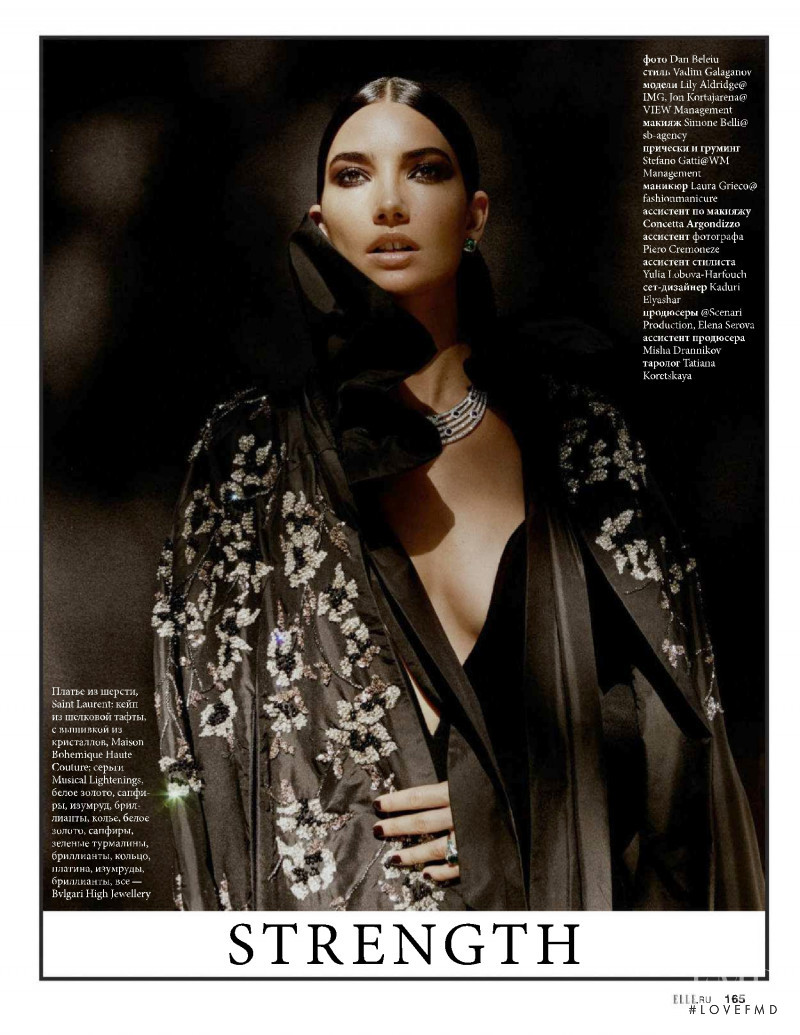 Lily Aldridge featured in The Devil, November 2018