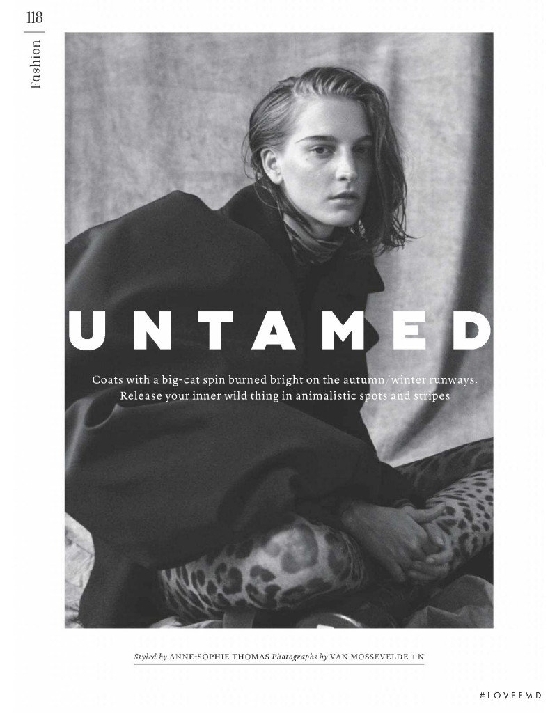 Rosanna Georgiou featured in Untamed, November 2018