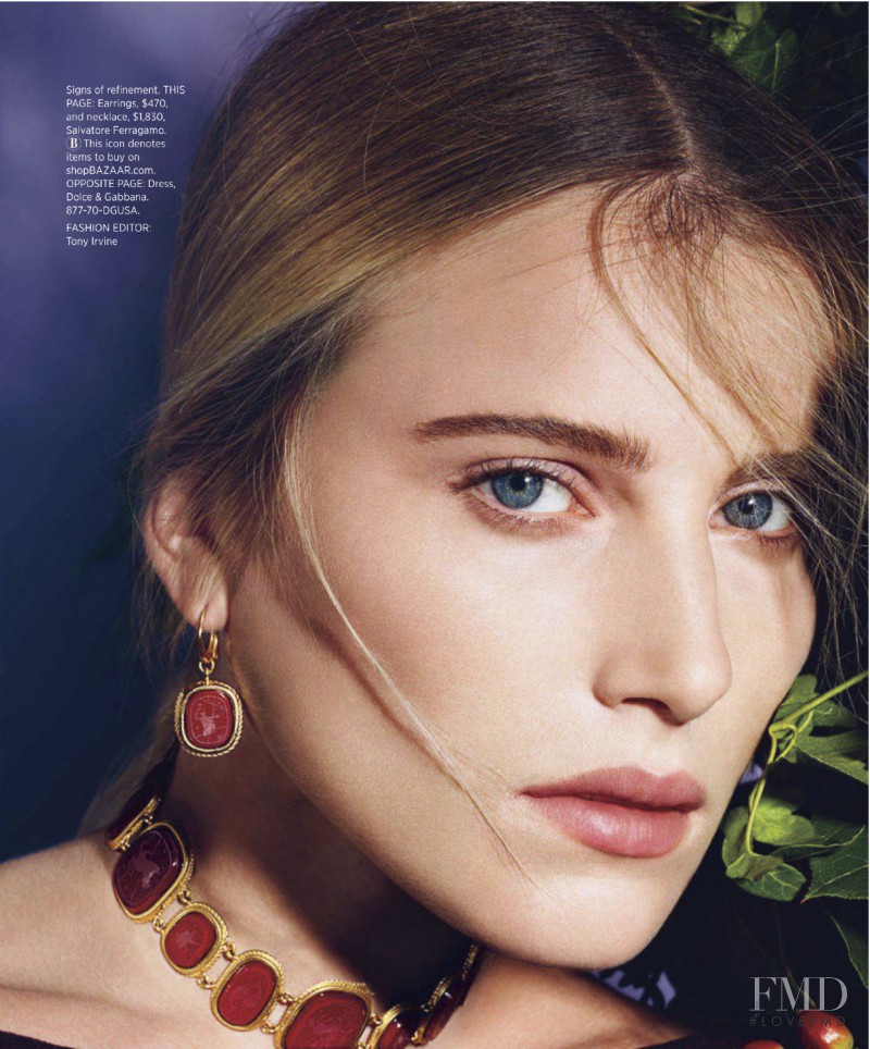 Dree Hemingway featured in Fall\'s Rich Tapestry, October 2012