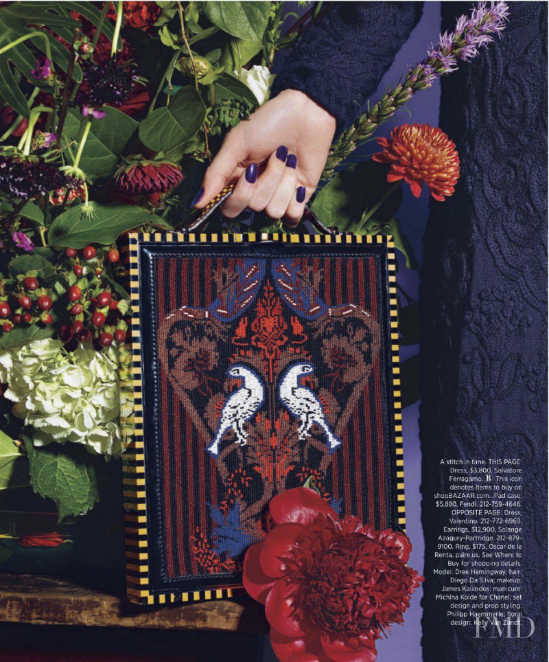 Dree Hemingway featured in Fall\'s Rich Tapestry, October 2012