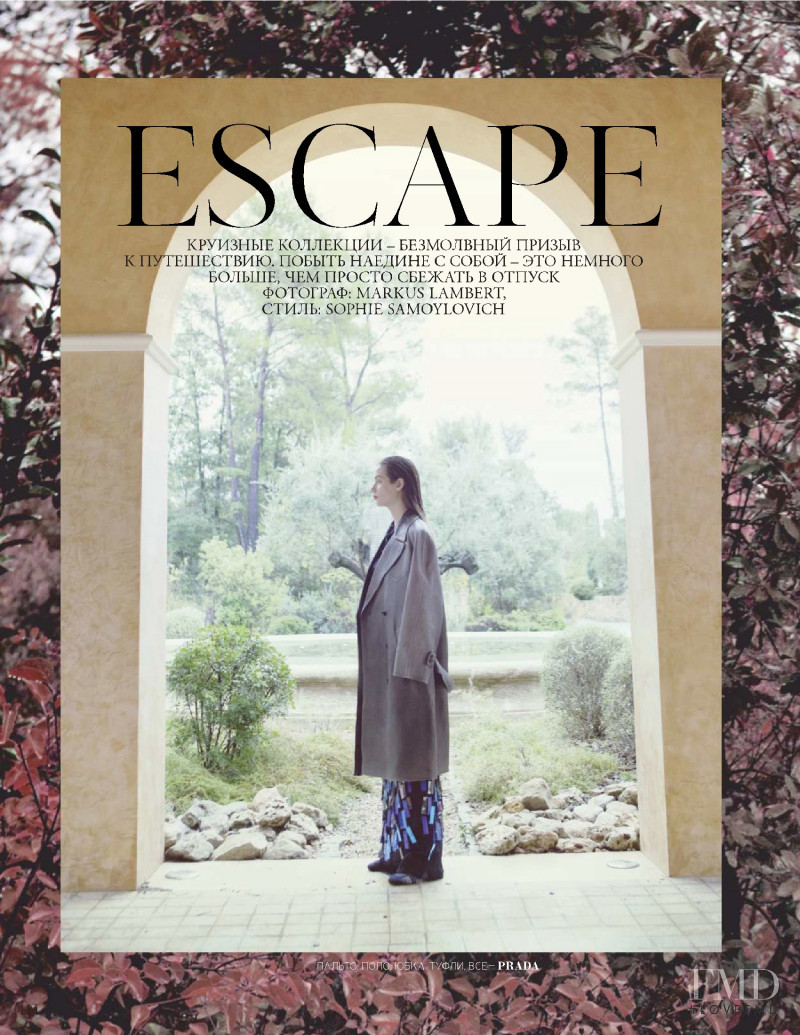 Abi Fox featured in Escape, December 2018