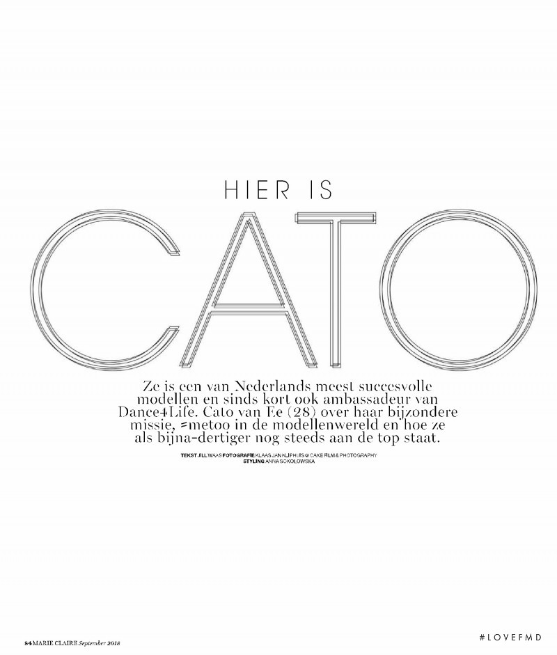 Hier is Cato, September 2018