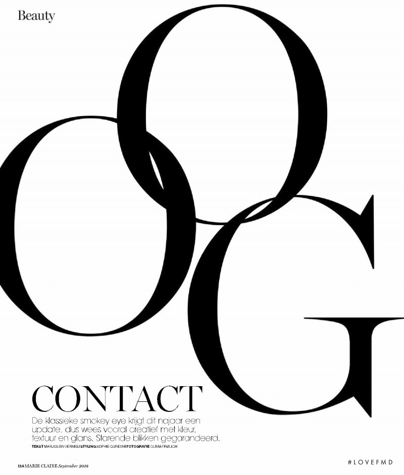 Contact, September 2018