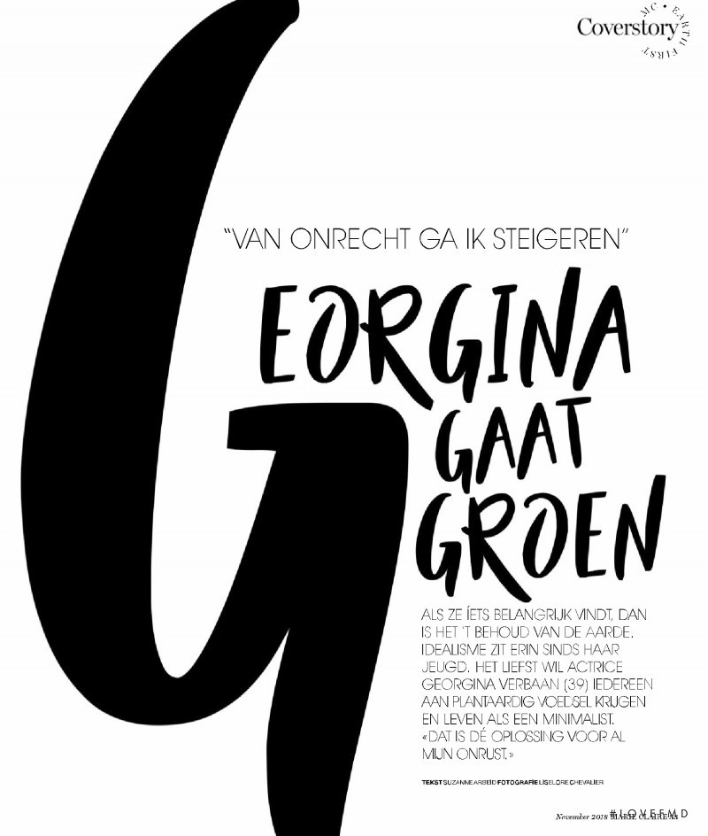 Georgina Gaat Groen, November 2018