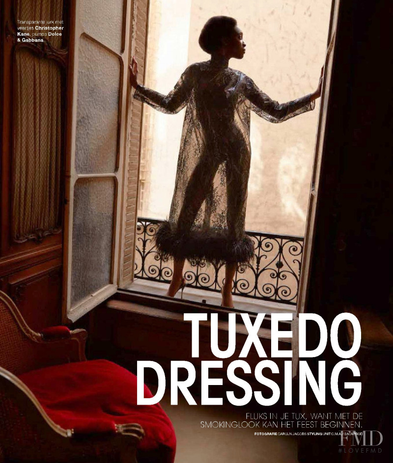 Marie Fofana featured in Tuxedo Dressing, December 2018