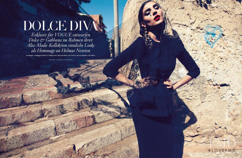 Kati Nescher featured in Dolce Diva, October 2012