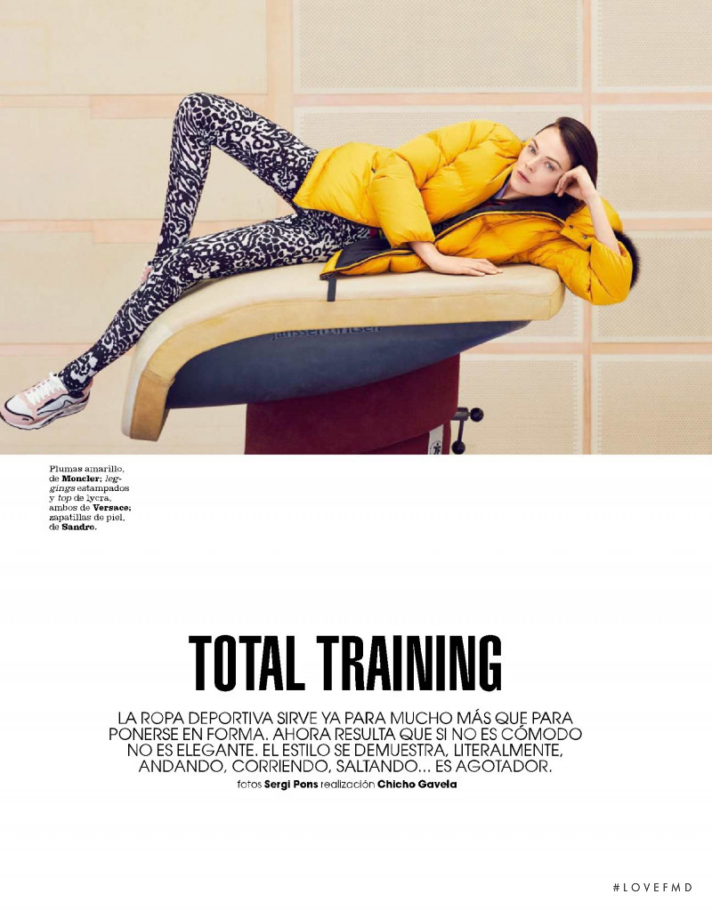 Kinga Rajzak featured in Total Training, November 2018