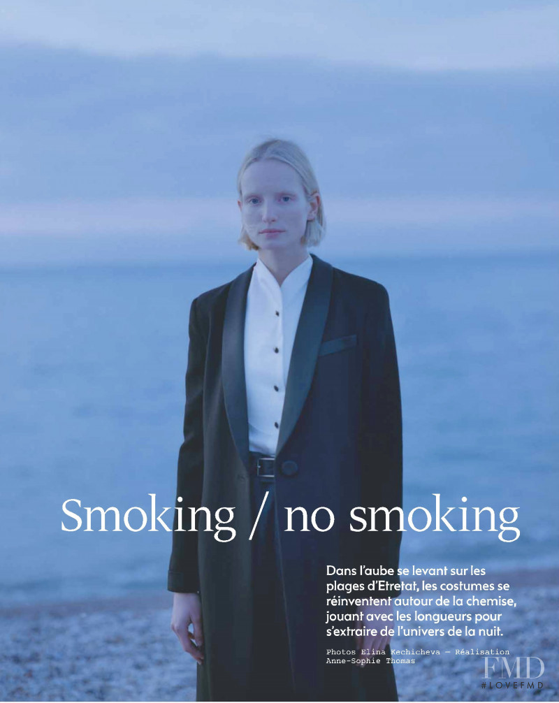 Maud Welzen featured in Smoking / no smoking, January 2019