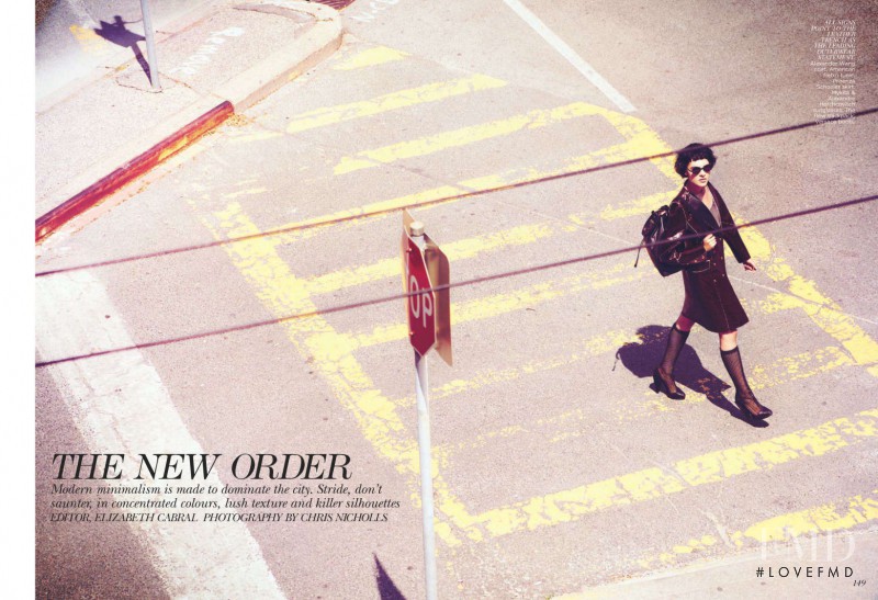 Kristy Nykilchuk featured in The New Order, October 2012