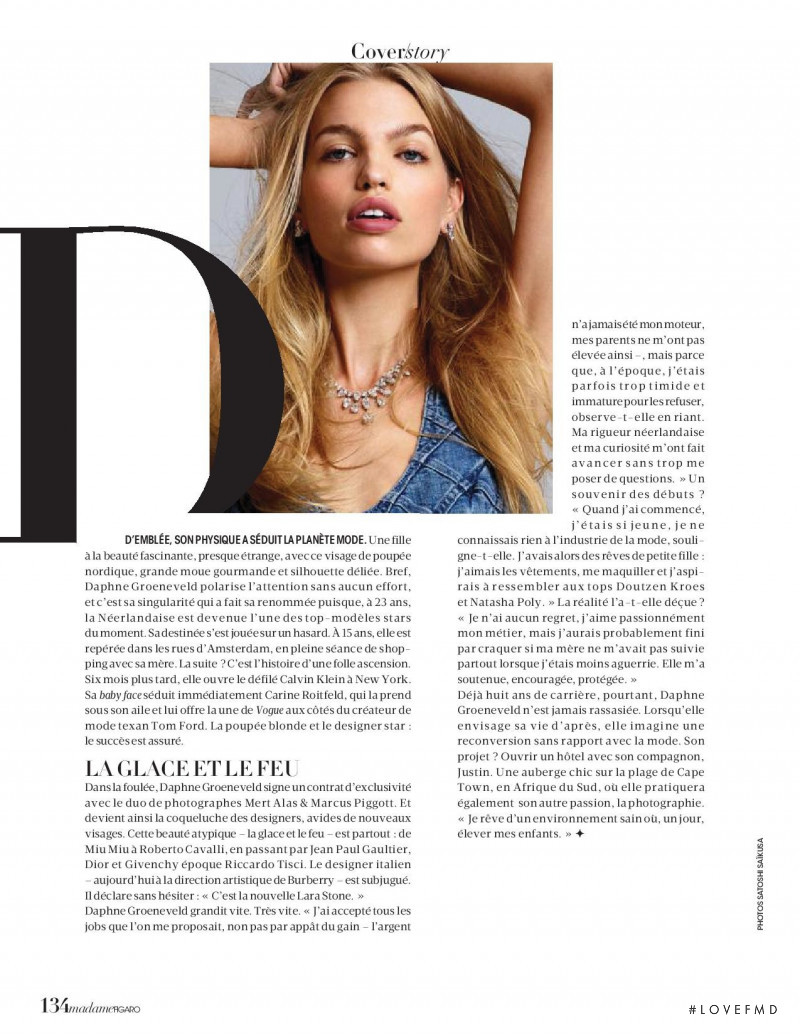 Daphne Groeneveld featured in Daphne Groeneveld La Magnétique, November 2018