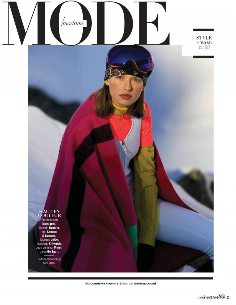 Vanja Dakovic featured in Flash Ski, December 2018