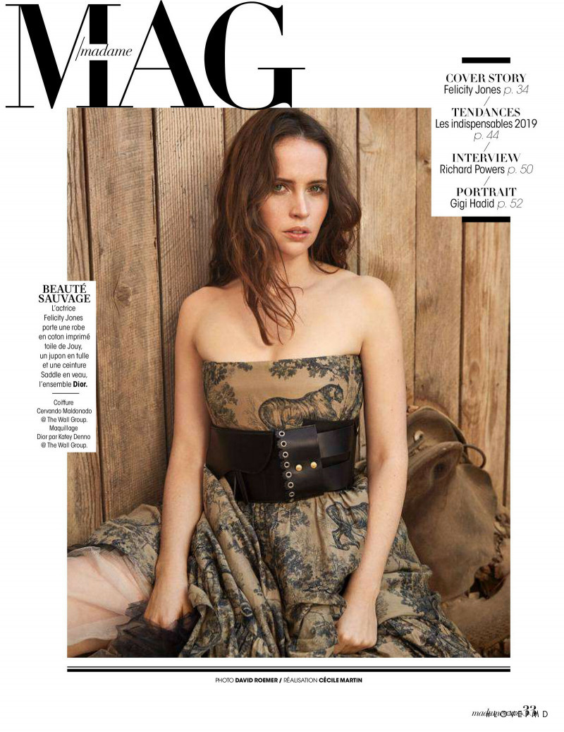 Felicity Jones, December 2018