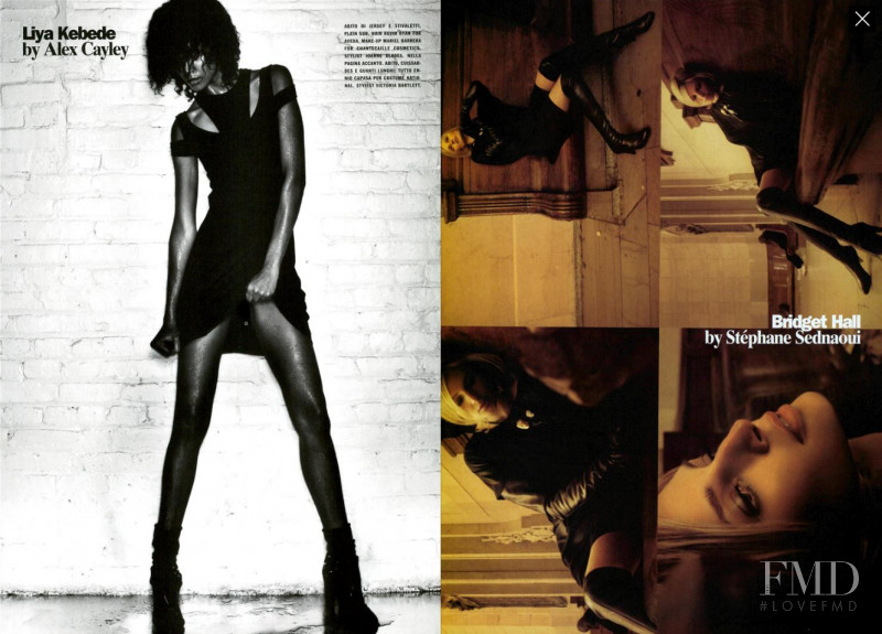 Liya Kebede featured in The Black Dress that Cannot Be Given Up, July 2003