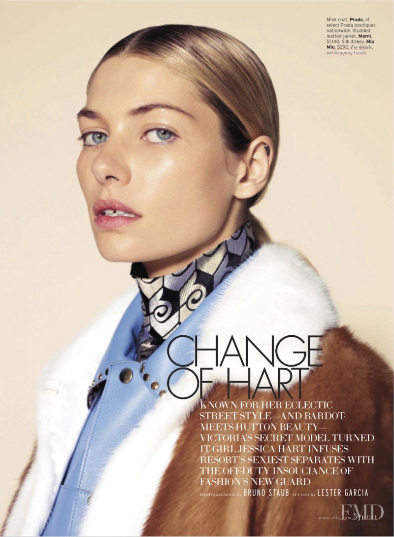 Jessica Hart featured in Change Of Hart, October 2012