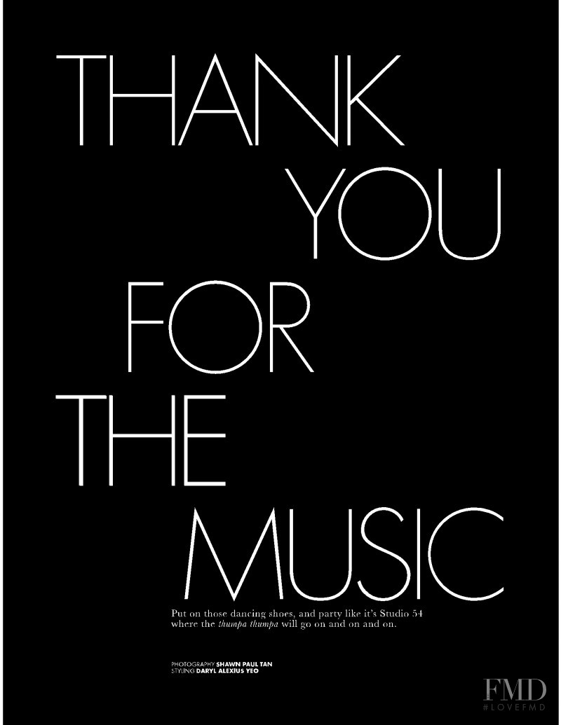 Thank You For The Music, October 2018