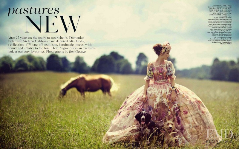 Karlina Caune featured in Pastures New, October 2012