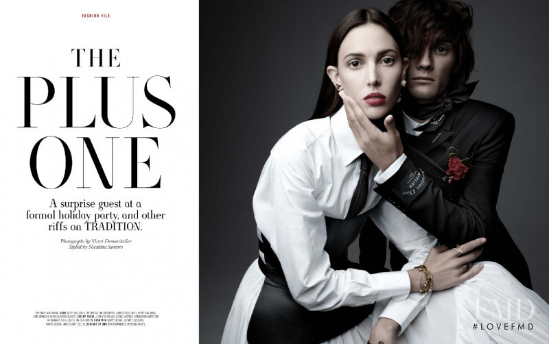 Ruby Aldridge featured in The Plus One, December 2018