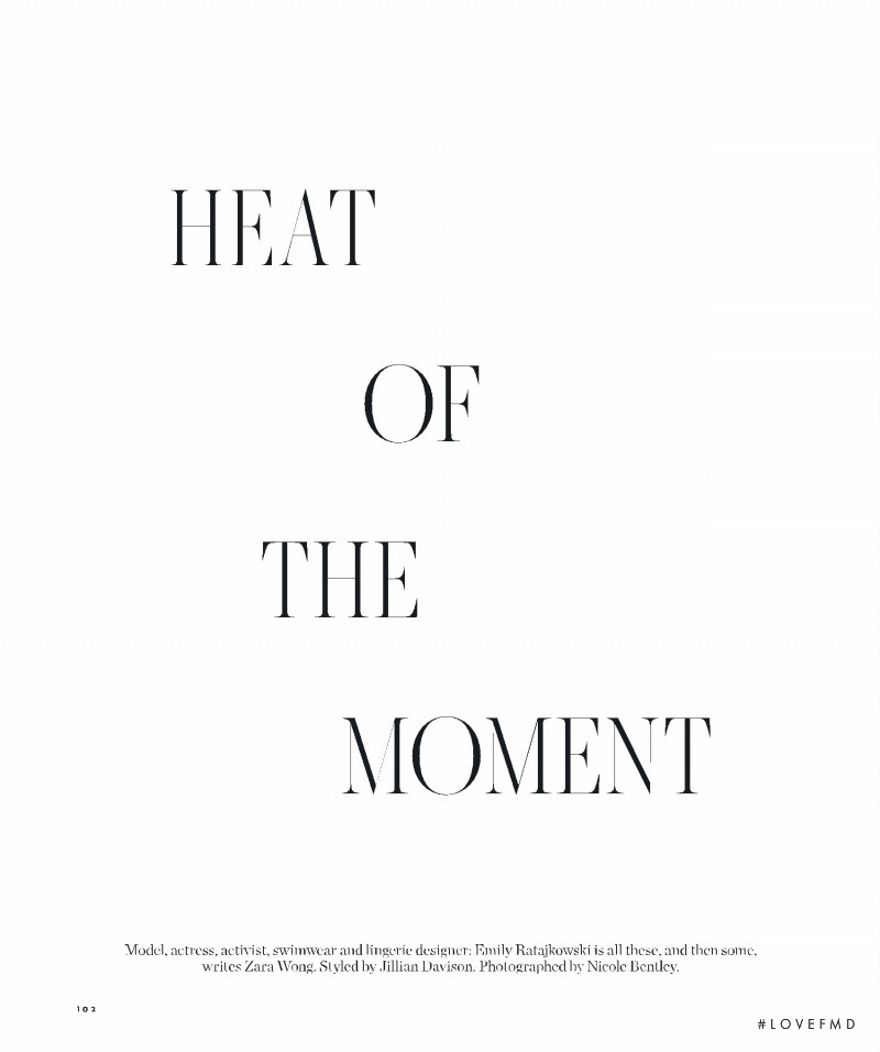 Heat of the Moment, January 2019