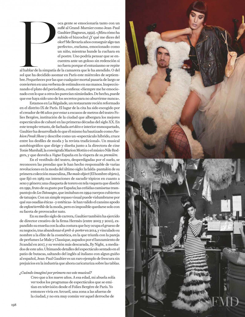 Anna Cleveland featured in Mi vida de revista, December 2018