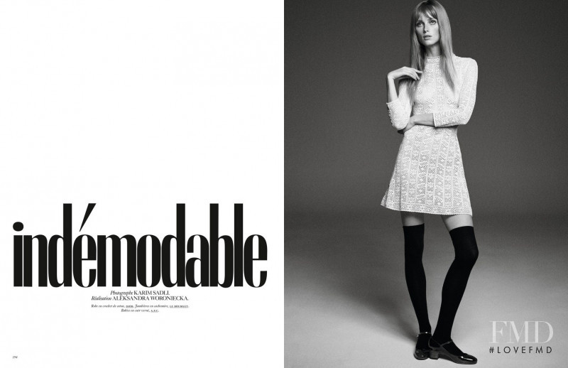 Rianne Van Rompaey featured in Indémodable, December 2018