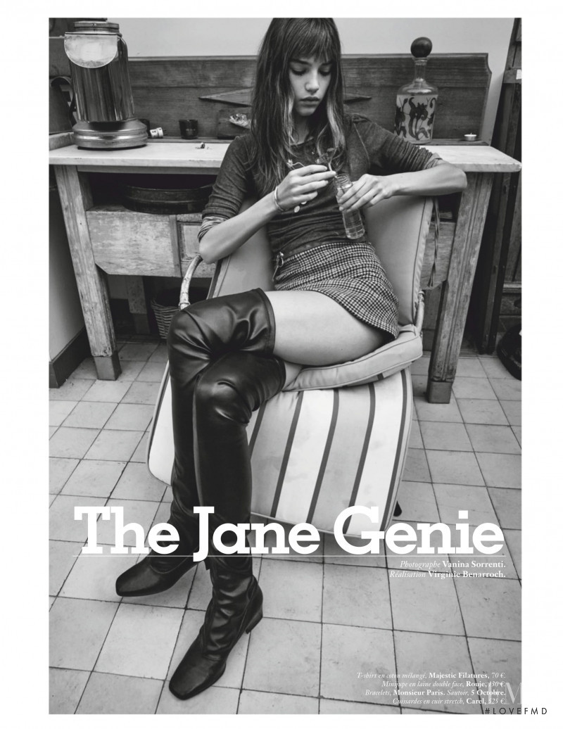 Meghan Roche featured in Miss Vogue: The Jane Genie, December 2018