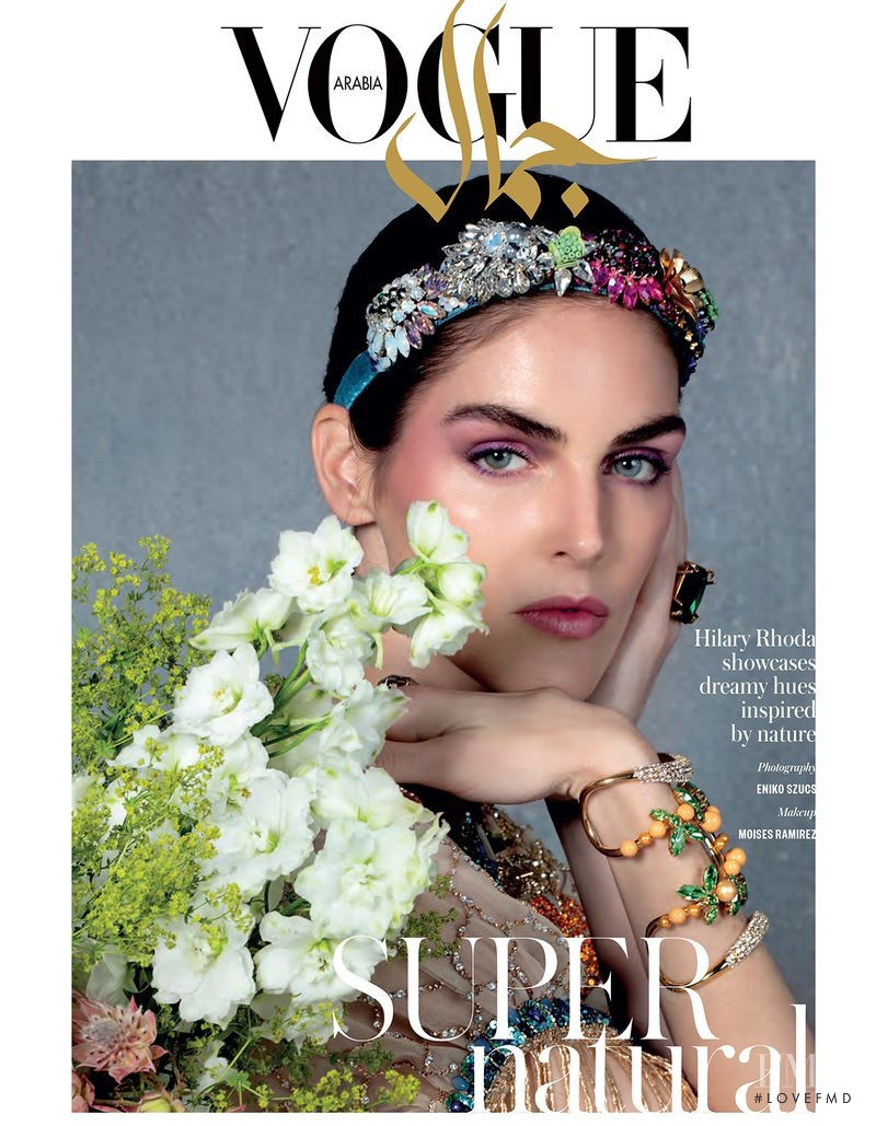 Hilary Rhoda featured in Super Natural, January 2019