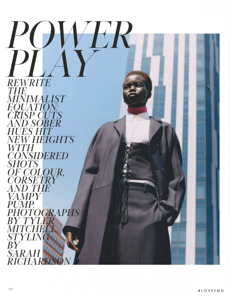 Adut Akech Bior featured in Power Play, January 2019