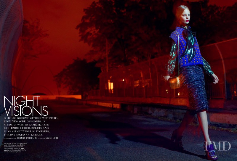 Marloes Horst featured in Night Vision, August 2012