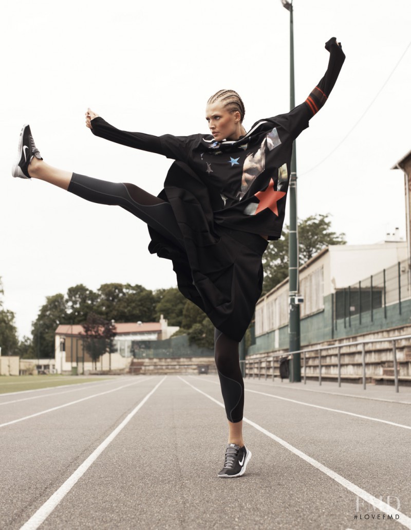 Toni Garrn featured in Just Do It, August 2012