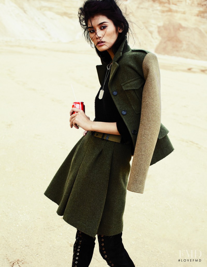 Ming Xi featured in Army Chic, September 2012