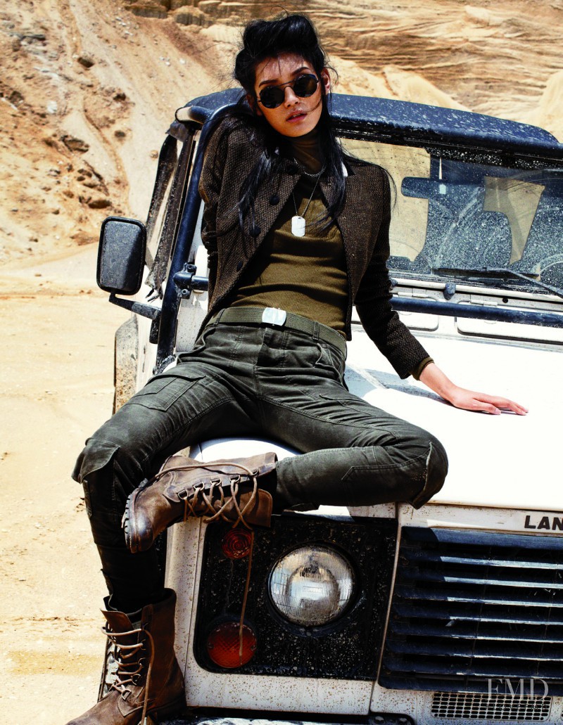 Ming Xi featured in Army Chic, September 2012