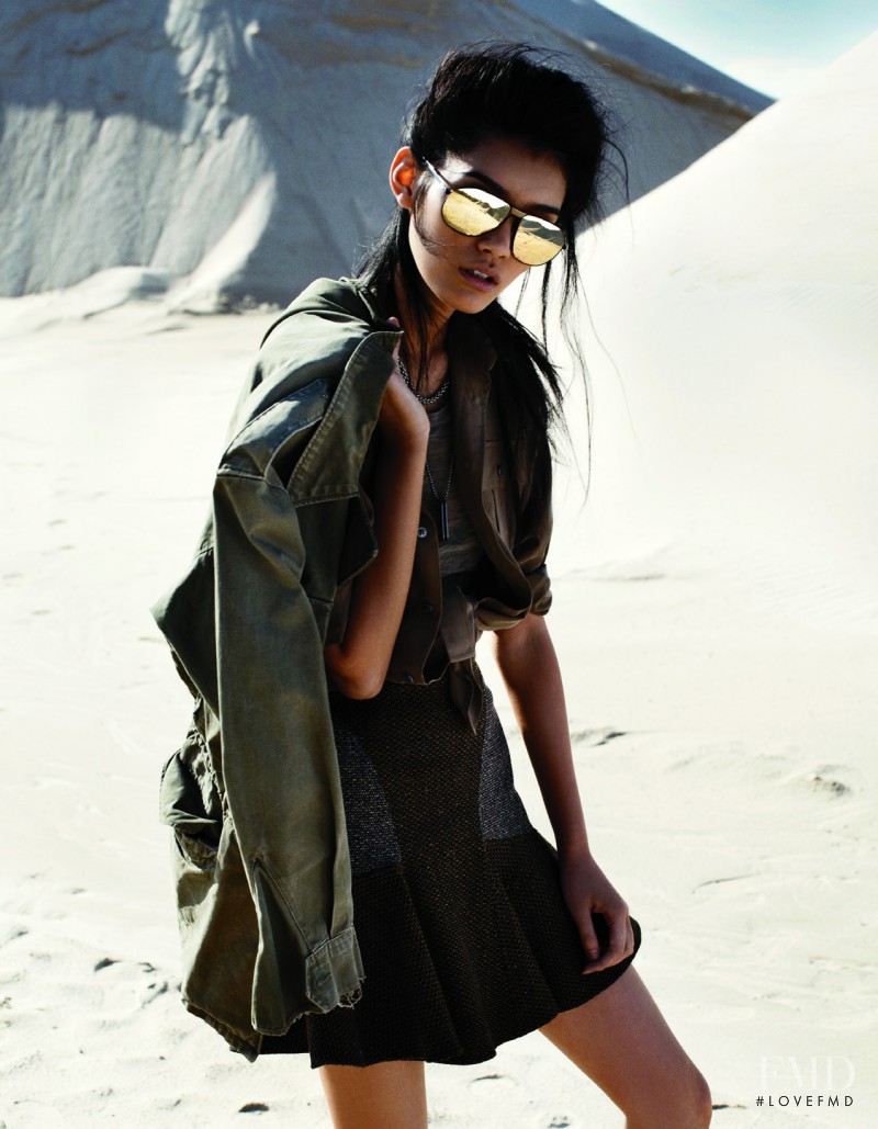 Ming Xi featured in Army Chic, September 2012