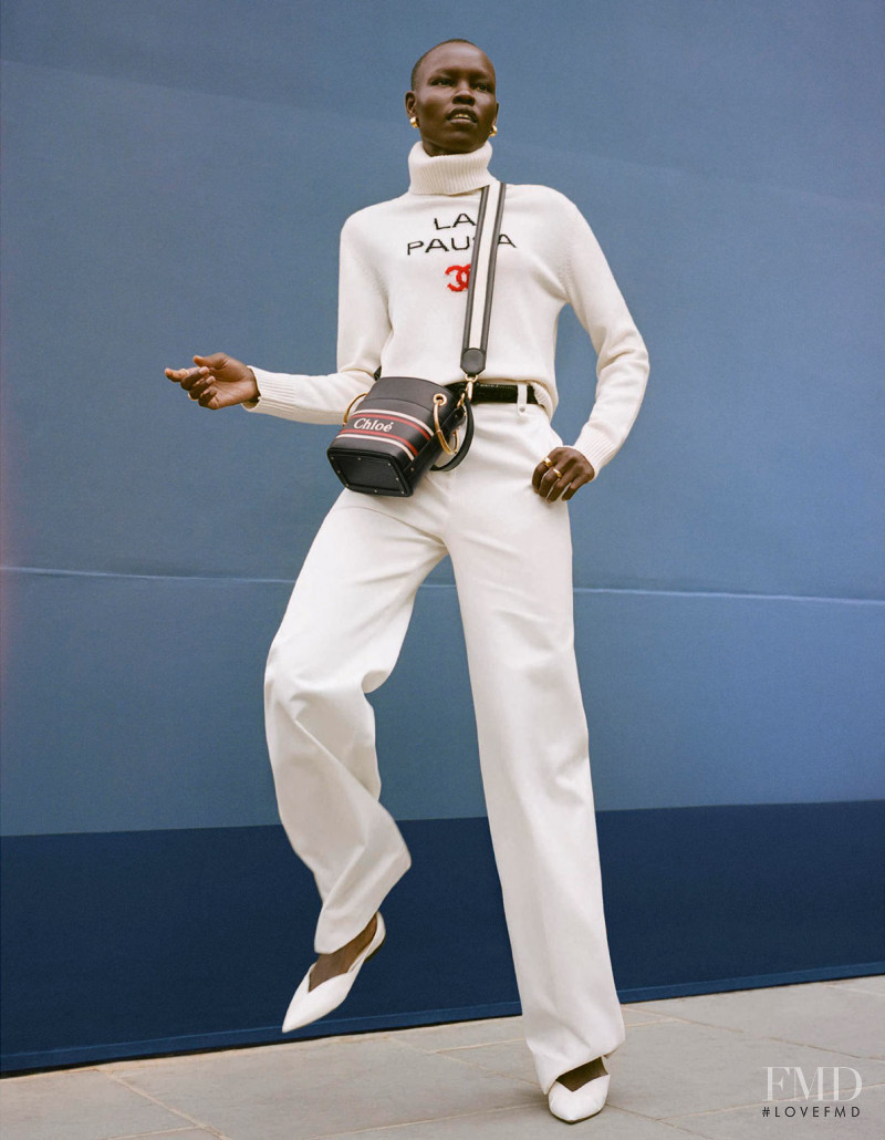 Grace Bol featured in Red, White , December 2018