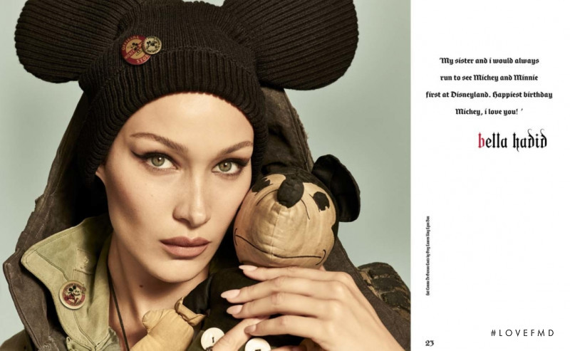 Bella Hadid featured in The Gang, December 2018