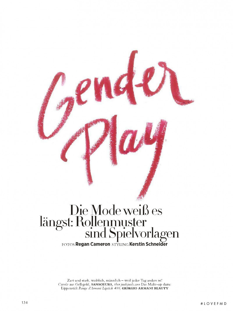 Gender Play, February 2019