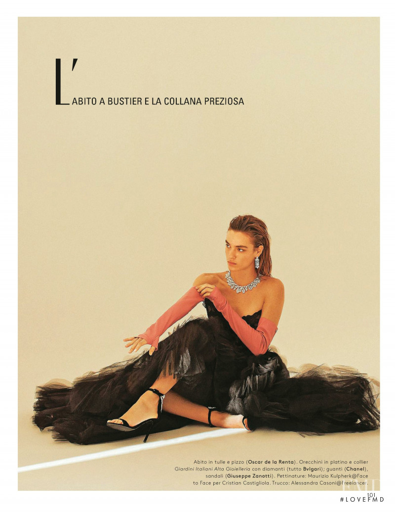 Lisa Louis Fratani featured in La Notte E Rosa, December 2018
